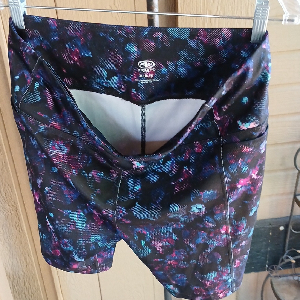 Athletic Works Women's Athletic Shorts - Black, Blue, Pink